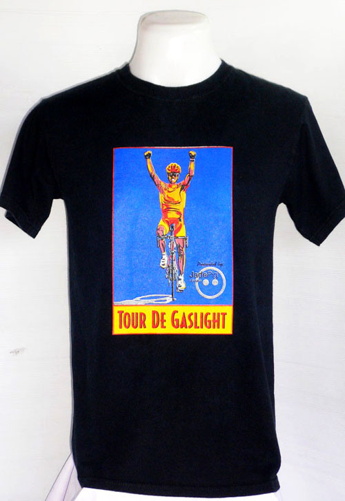 เสื้อยืดจักรยาน TOUR DE GASLIGHT ไซส์ S รอบอก 38 นึ้ว