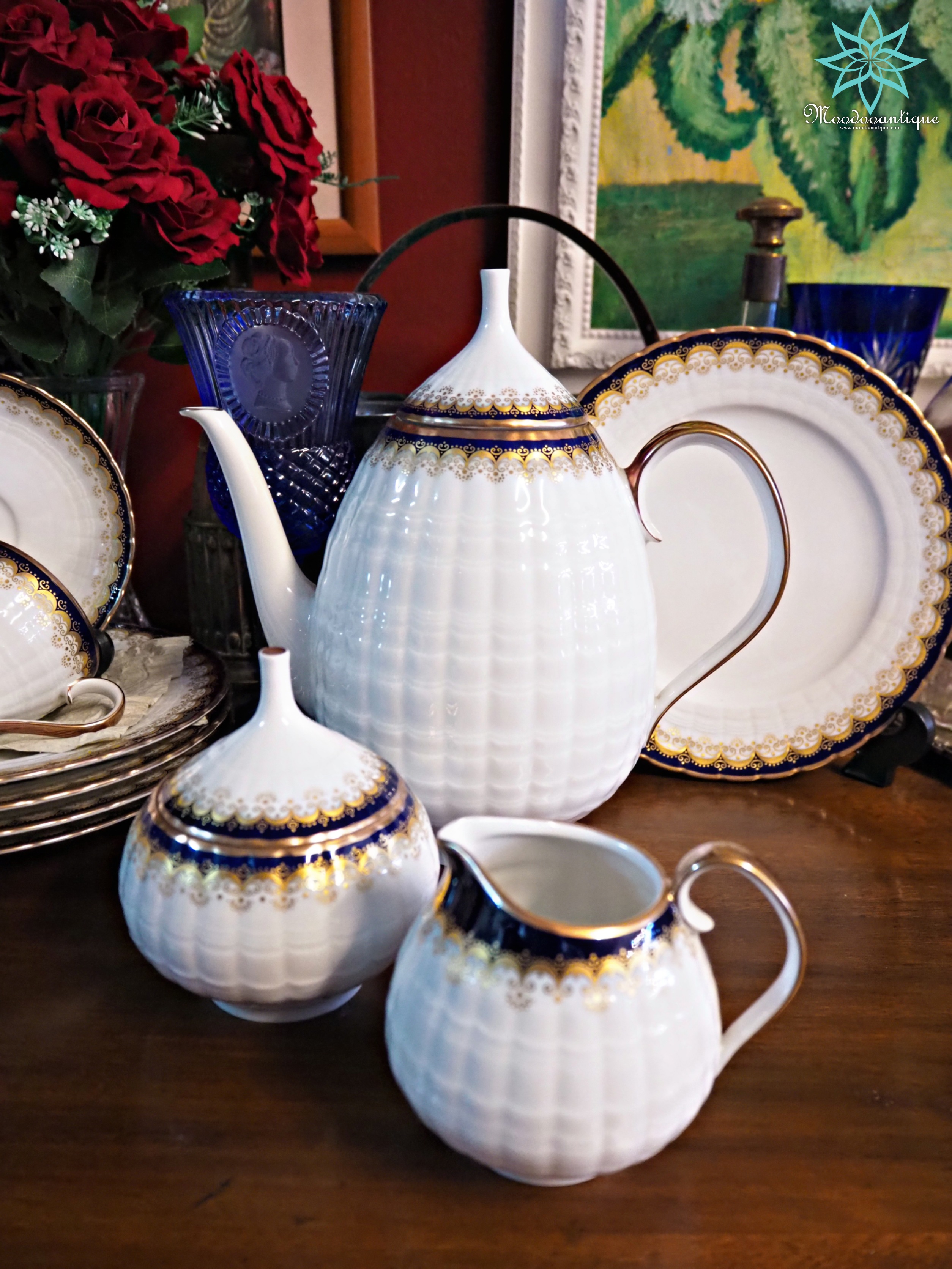 Hutschenreuther Echt kobalt Germany