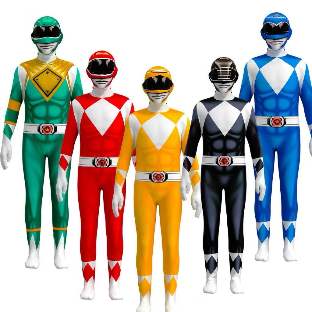 ชุดpower rangers มี 6 สี เช่าชุดละ 180฿
