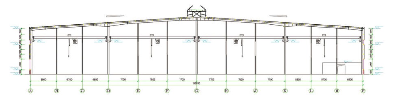 คลังสินค้าสำเร็จรูป พร้อมโครงสร้างเหล็ก Knock down