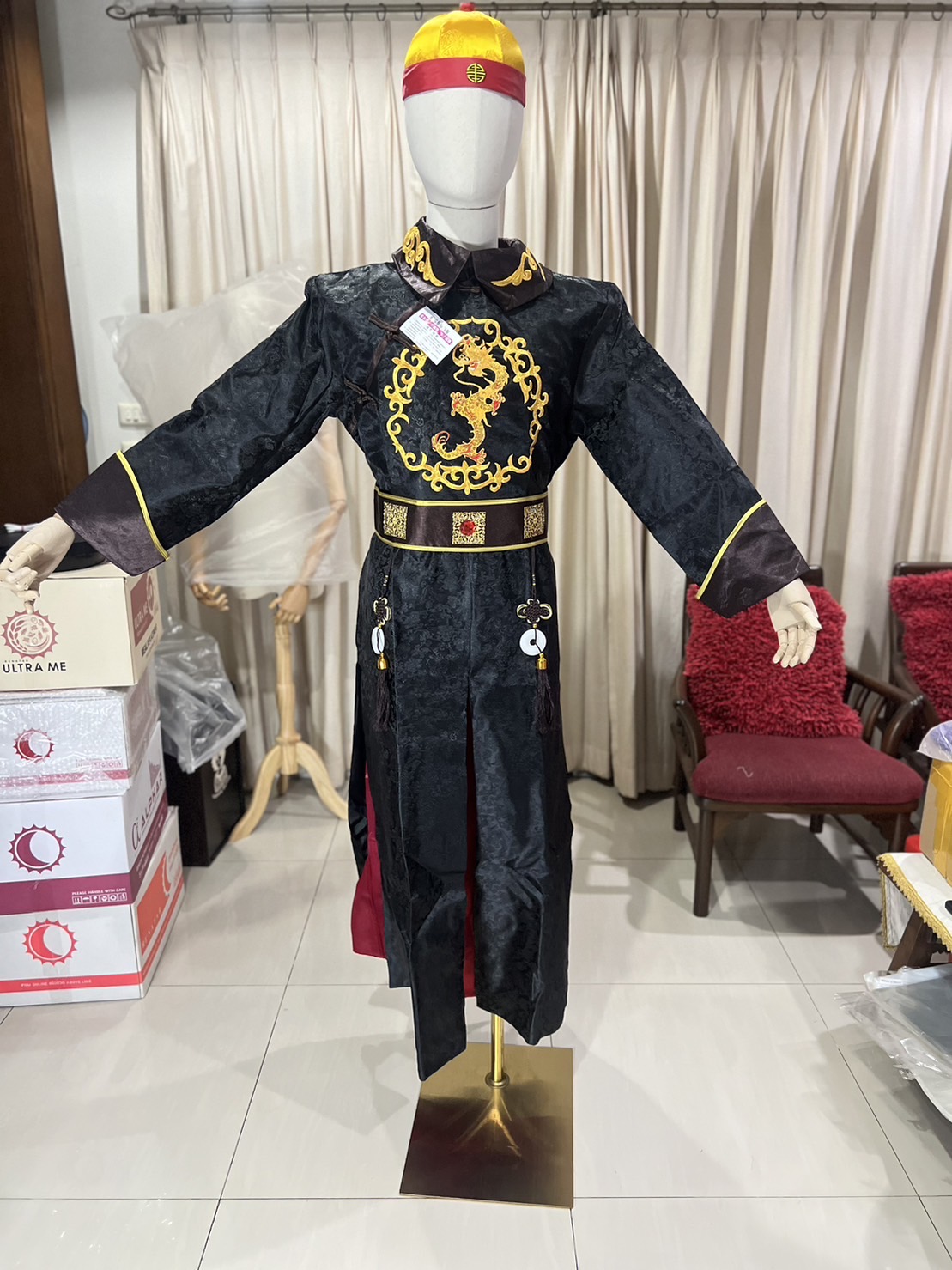 ชุดฮ่องเต้ราชวงค์ชิงสีดำ รหัส HN 188