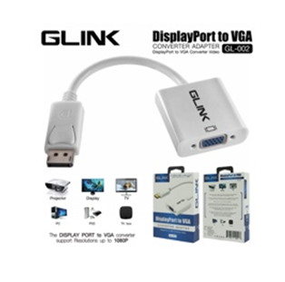 GLINK box.ตัวแปลง GL002 Display Port to VGA Glink