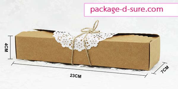 โปรโมชั่น//กล่องทรงยาว เปิดบน 2 ด้าน 7x23x4 กระดาษขาว