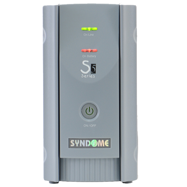 UPS เครื่องสำรองไฟ Syndome รุ่น S-FIVE (800VA/360WATT)