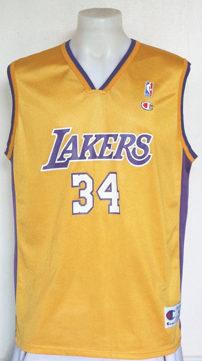 เสื้อบาสเกตบอล NBA Los Angeles Lakers ของ Shaquille O'Neal