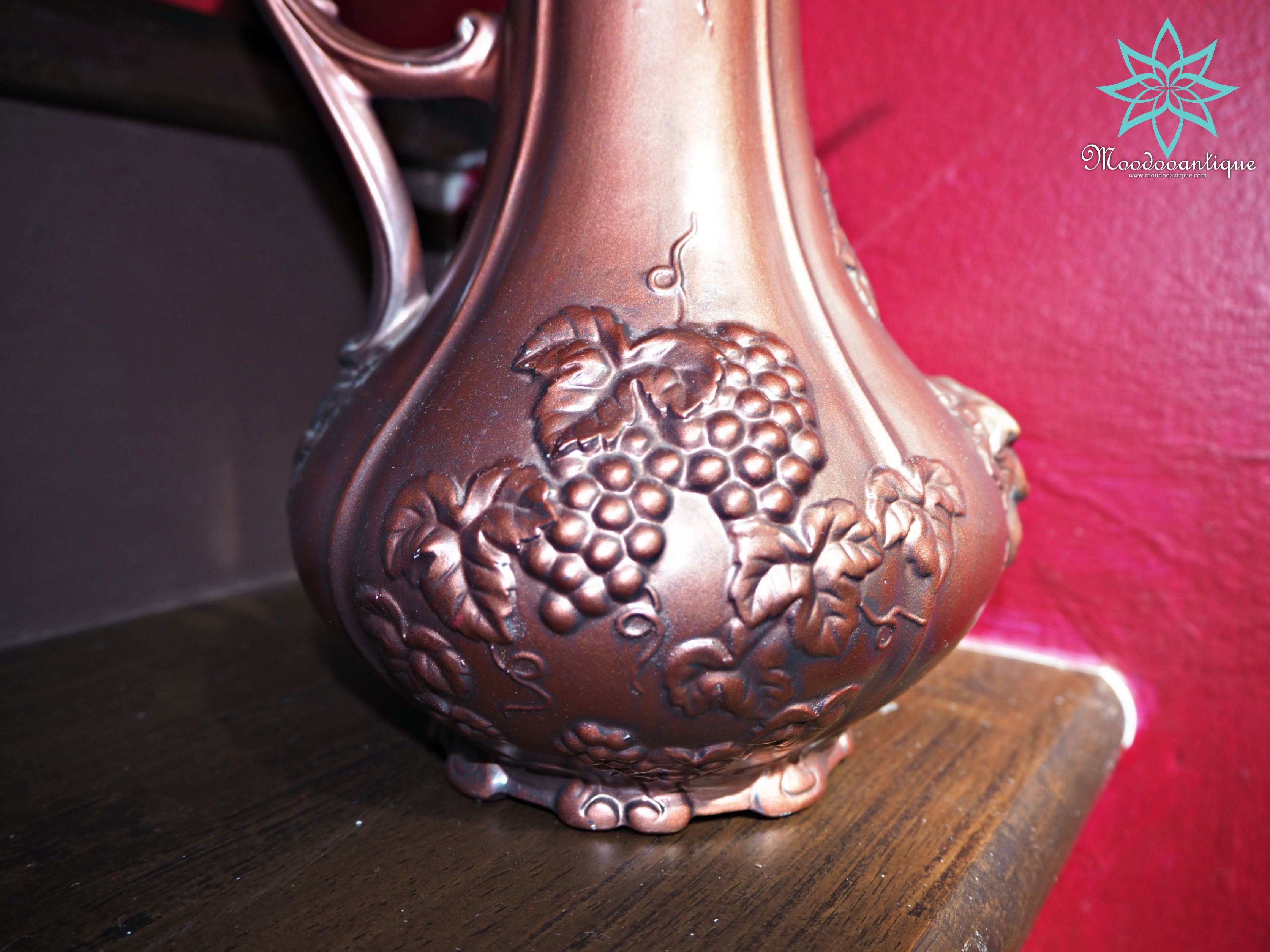 แจกันเซรามิคสีบรอนซ์