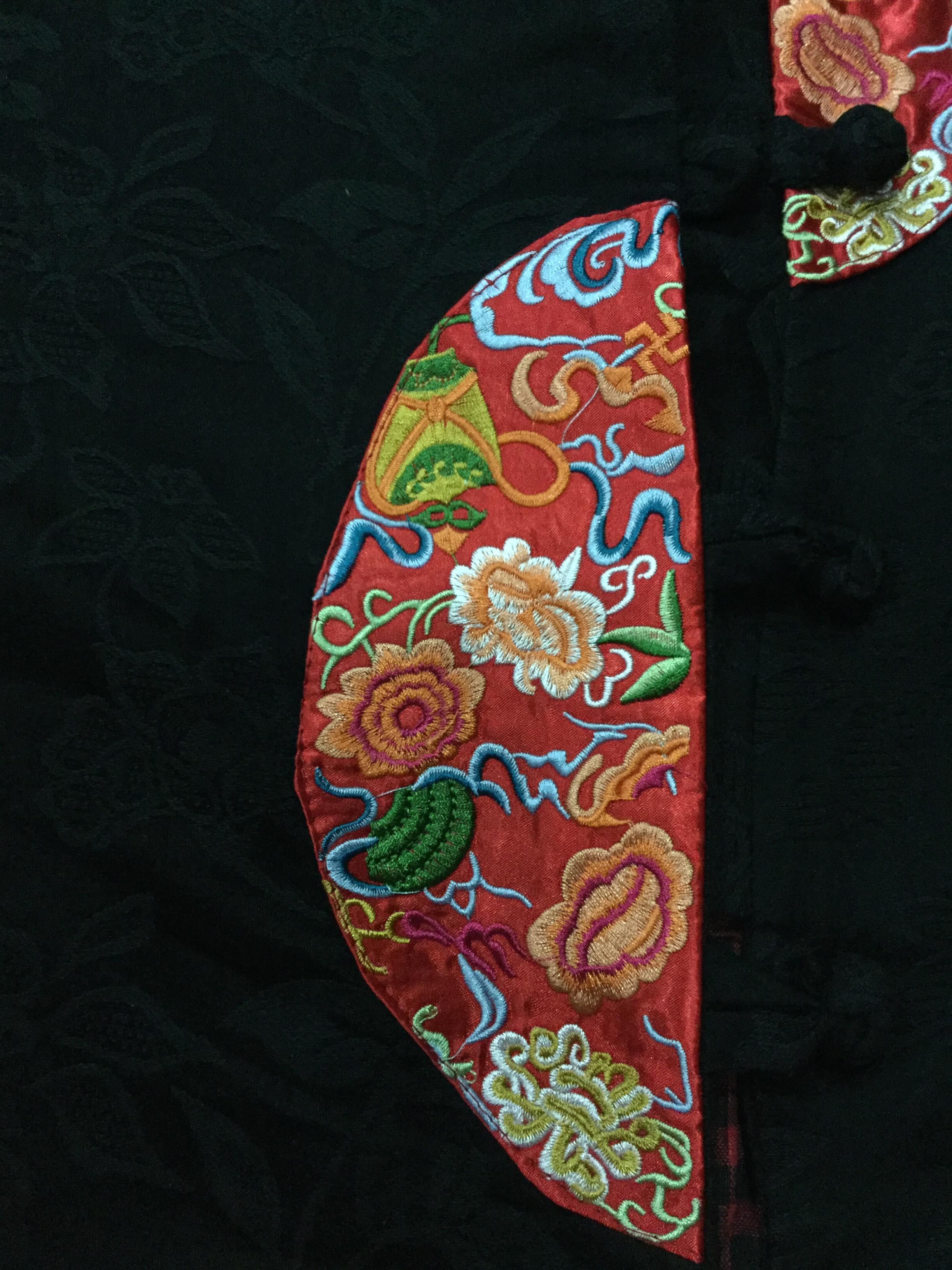 เสื้อจีนหญิง สีดำแขนค้างคาว รหัส MOO 62 สินค้าพร้อมส่ง