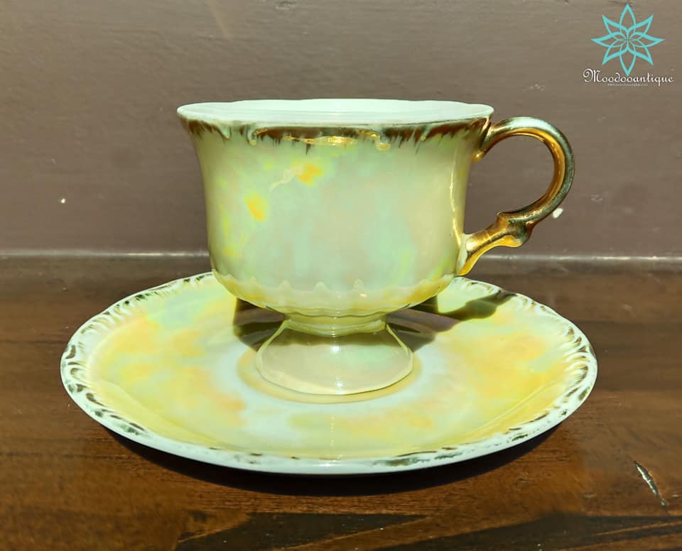 ชุดกาแฟ Fine china สีเงิน สีทอง