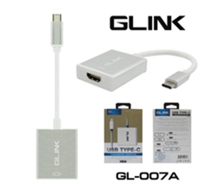 GLINK box.ตัวแปลง GL007A USB TYPE TO HDMI Glink