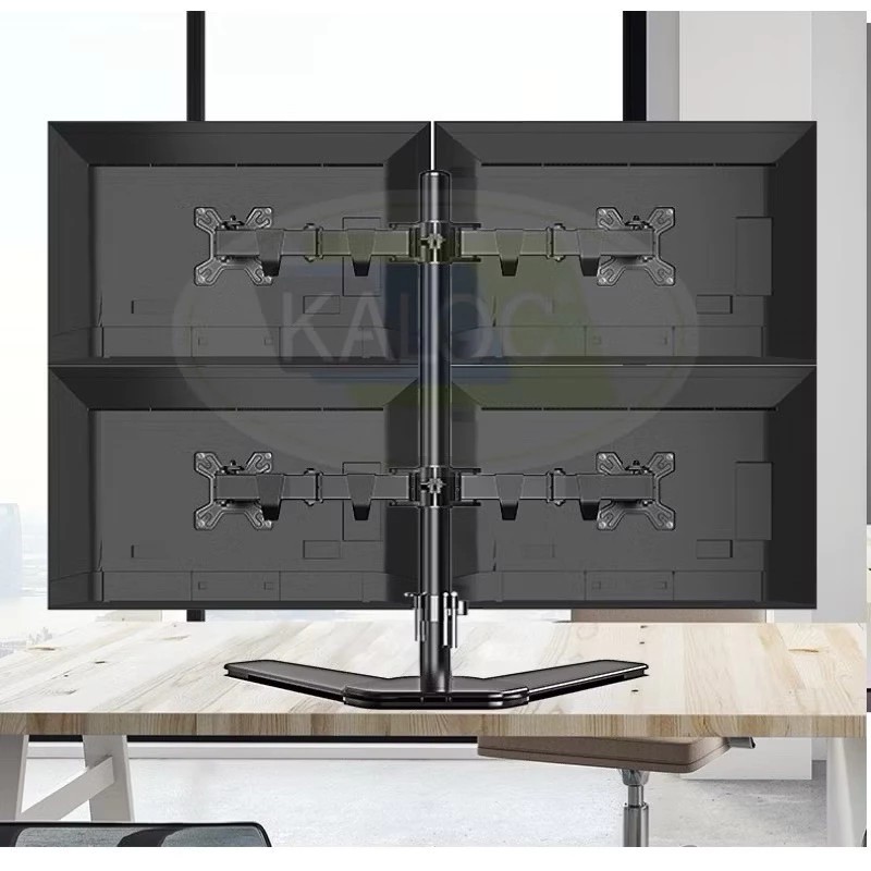 ขาตั้งจอคอมแบบ4จอ DW240 หมุนจอได้ ปรับระดับจอได้ ยี่ห้อKALOC