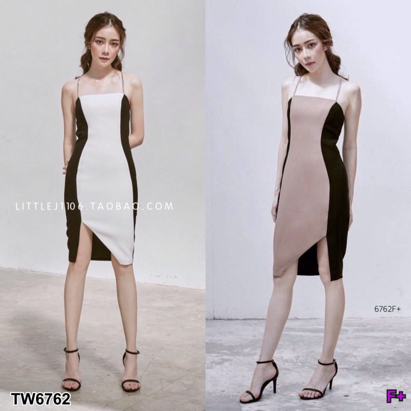 TW6762-เดรสสั้น สายโซ่