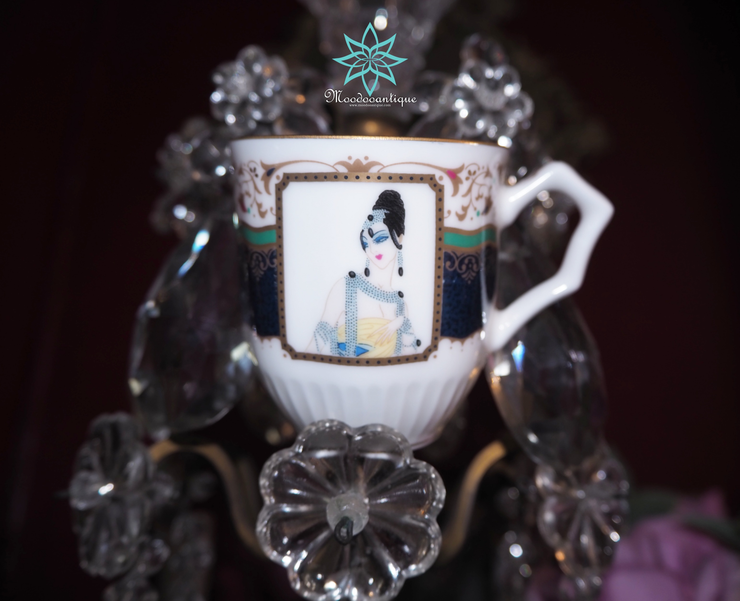 Vintage Shiseido Hanatsubaki Club Esprit d'Erte original