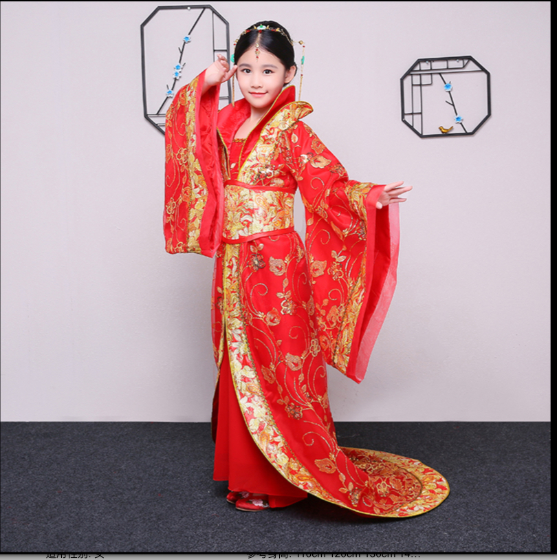 ชุดองค์หญิงราชวงศ์ถัง สีแดง. รหัสFIN 158 สินค้าพร้อมส่ง