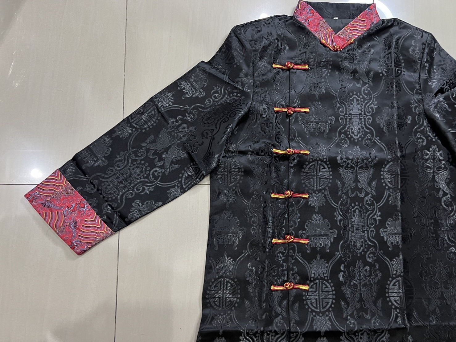 #ฉี่พ่าวดำผ้าไหมจีน รหัส FC 138