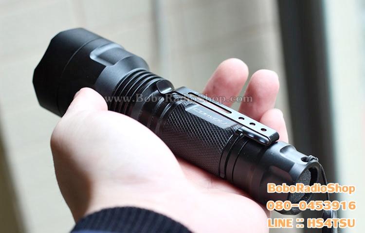 คลิปไฟฉายรมดำ Convoy S2/S2+/C8/C8+/M1