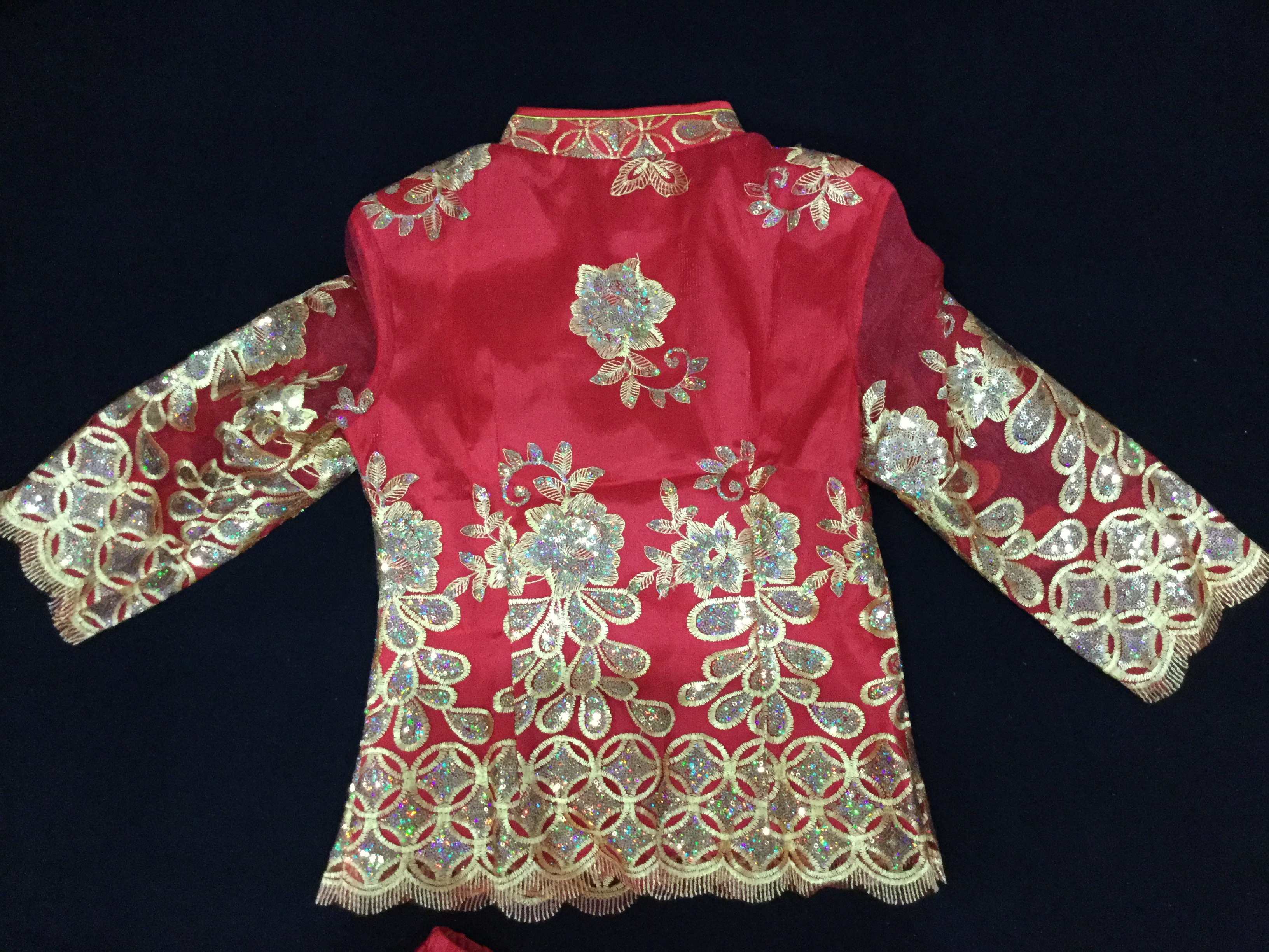 ชุดเจ้าสาวสีแดง รหัส WED#2# 159 สินค้าพร้อมส่ง