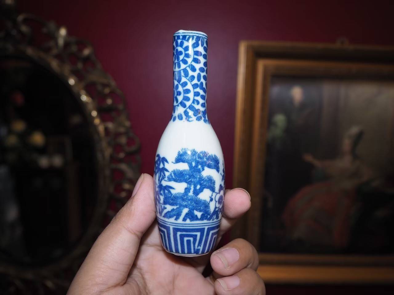 แจกันลายครามญี่ปุ่น Tokusei Nippon เก่า