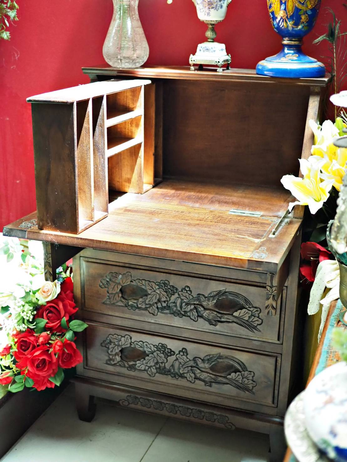 โต๊ะไม้นีโอคลาสสิกงานฝรั่งเศส