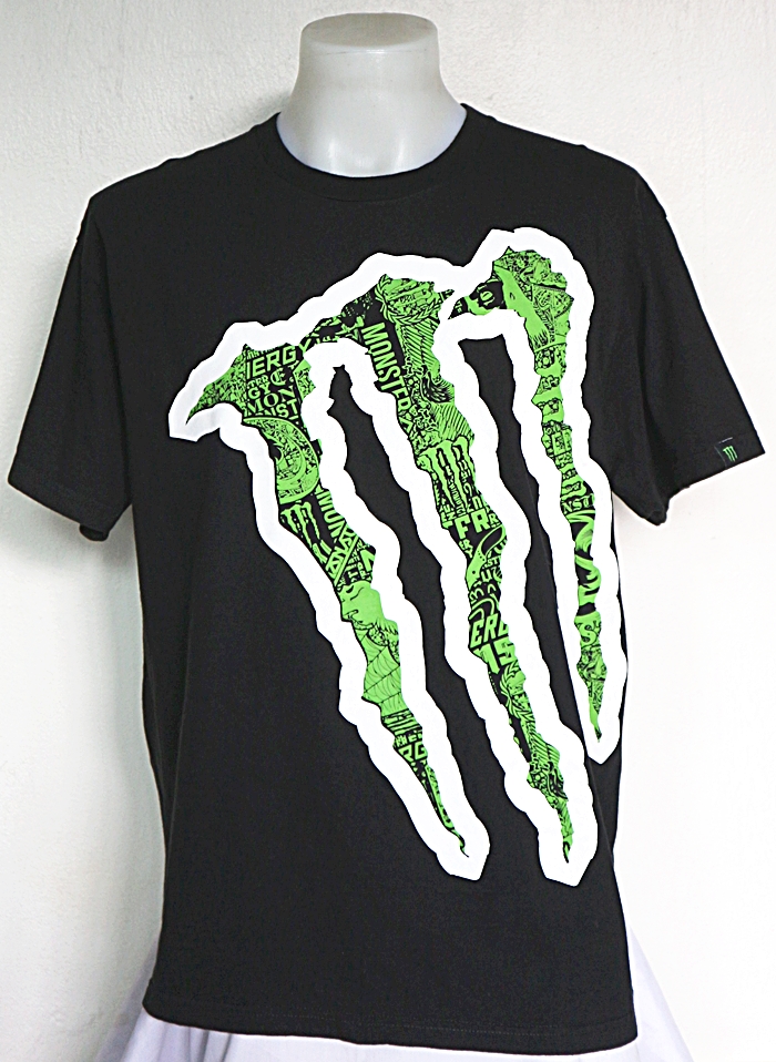 เสื้อยืด MONSTER ENERGY BIG LOGO ไซส์ L รอบอก 44 นิ้ว