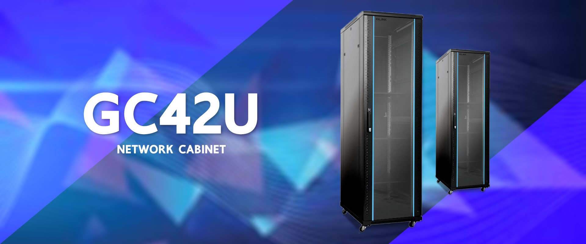 ตู้ RACK GLINK รุ่น GC42U 19 นิ้ว. Rack 42U ลึก 60CM 60*60*205.5 CM [พร้อมถาด1ใบ พัดลม1ชุด ในตัว] ict spec