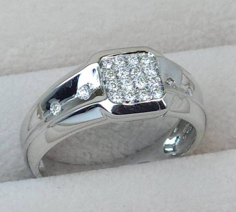 แหวนเพชรแท้ผู้ชาย 0.28 cts