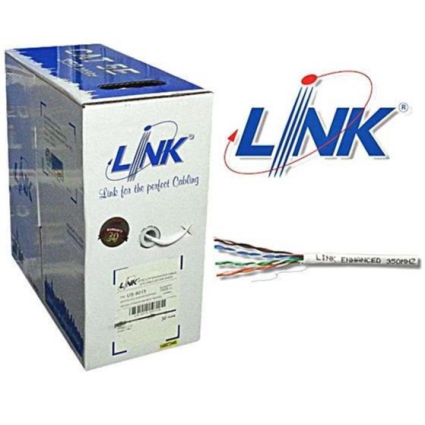 สายแลนด์ CAT5E 100เมตร US-9015-1 สีขาว สำหรับใช้ภายในอาคาร US-9015-1
