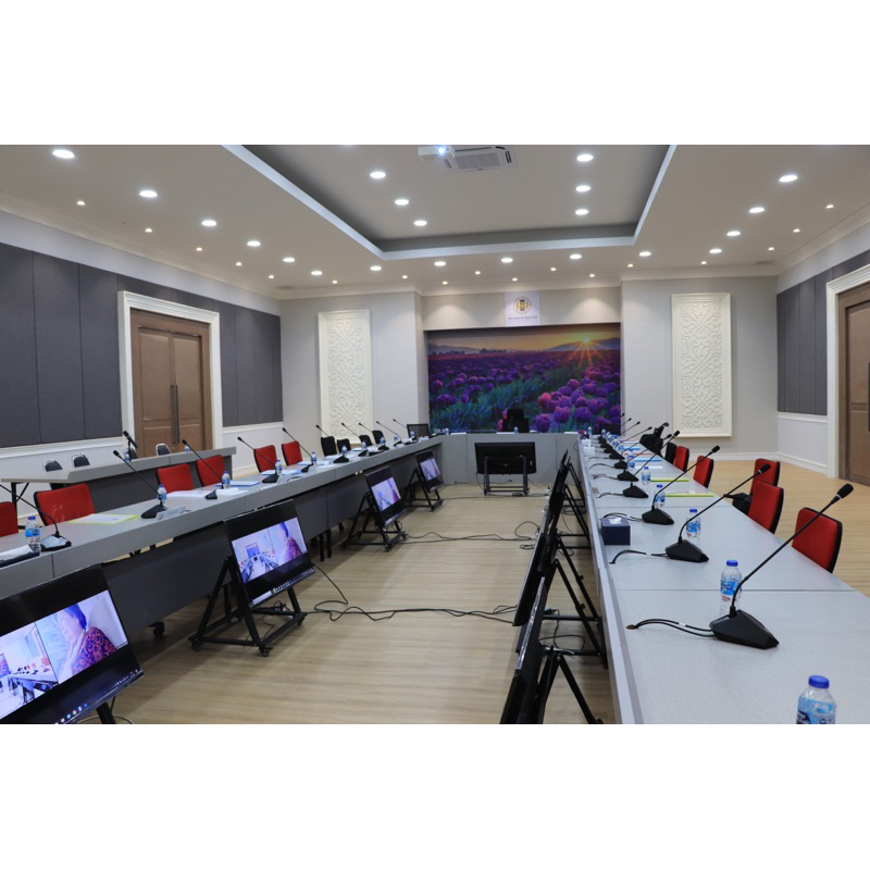 ขาตั้งทีวีตั้งพื้น แบบต่ำ รองรับ32”-70” YS-600 ขาตั้งทีวีห้องประชุม ขาตั้งทีวีล้อเลื่อน