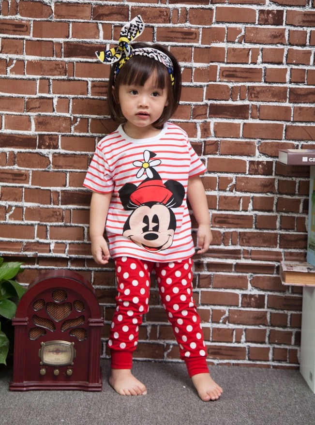ชุดนอนเด็กเล็ก แขนสั้น ขายาว Size 2T,4T,7T