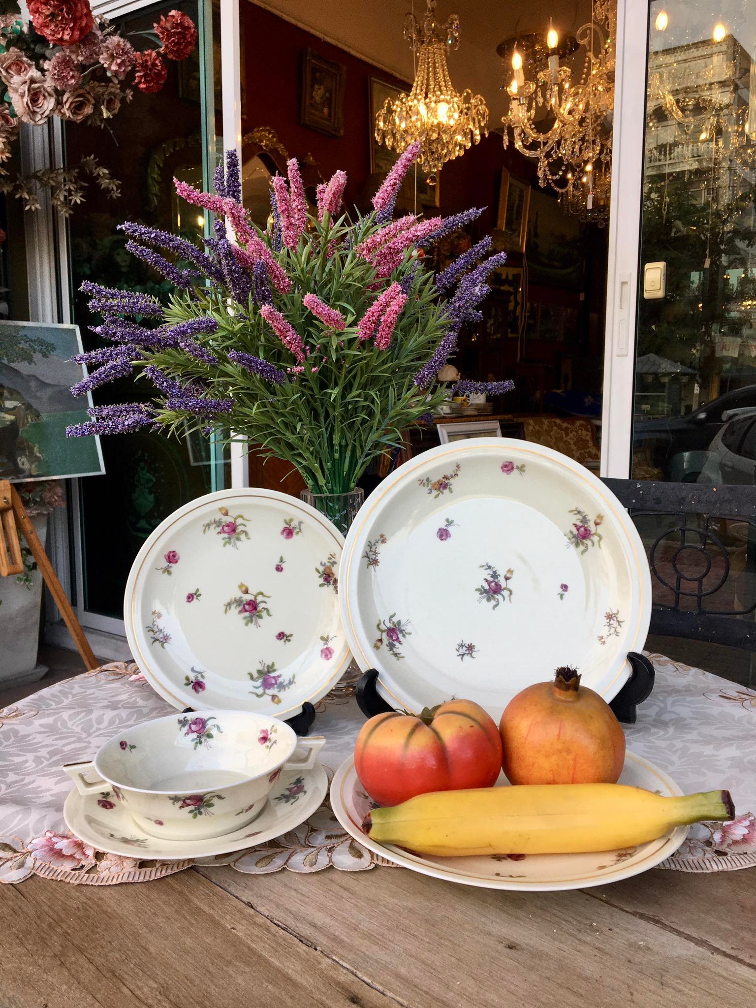 ชุุดจานอาหาร Branded Limoges จากฝรั่งเศส