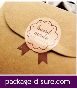 สติกเกอร์ ลายโบว์ Hand Made ชมพู แพ็ค 5 แผ่น 75 ดวง