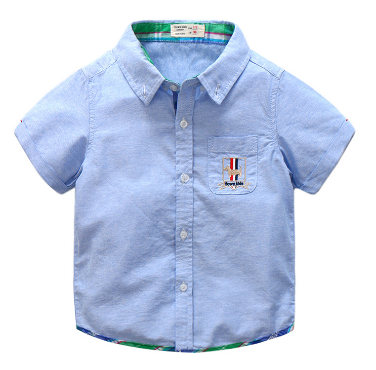 เสื้อเชิ้ตเด็กแขนสั้น Size 130