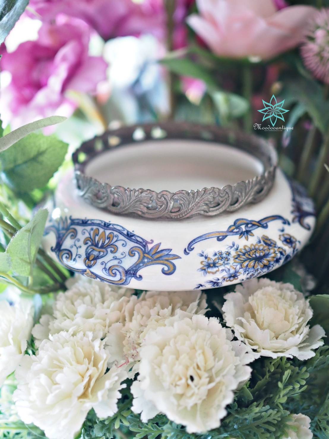 ที่เขียบุหรี่ขอบเงินอังกฤษ