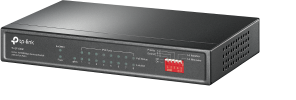 TL-SF1009P 9-Port 10/100Mbps Desktop Switch with 8-Port PoE+