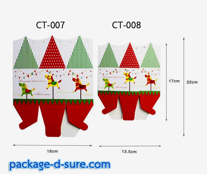 กล่อง 6 เหลี่ยม ฐานกว้าง 8.5 ซม. ลายม้าหมุน ไซส์เล็ก
