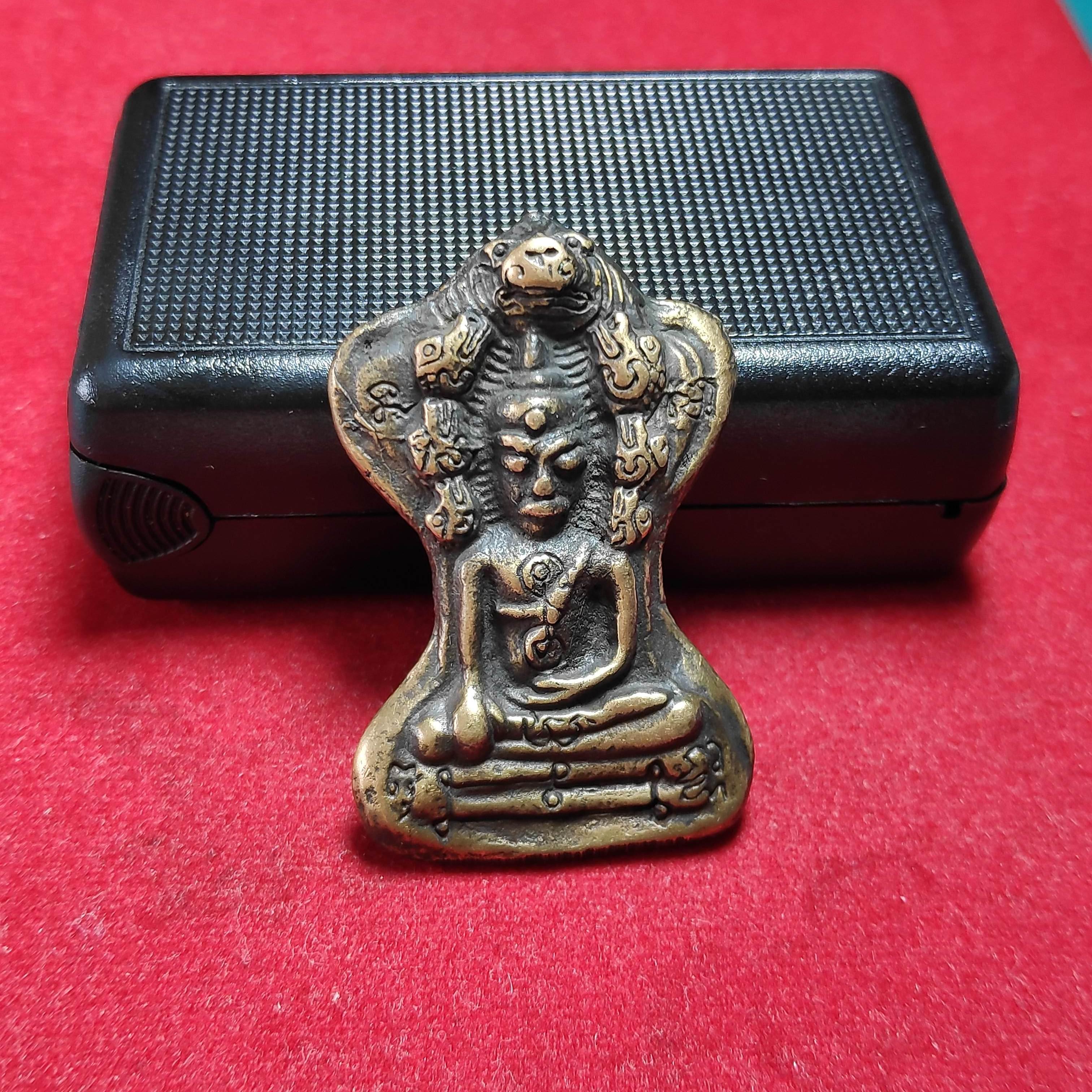 พระมเหศวรพิมพ์นาคปรกหลวงพ่อสุนทรฐานวโรวัดสุทธาวาสปี2553