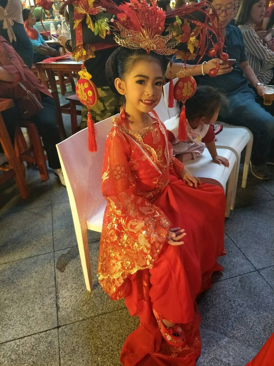 ชุดจีนเด็ก รหัส C126 สินค้าพร้อมส่ง