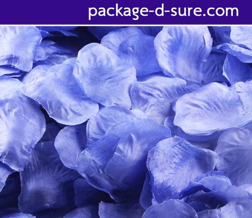 โปรโมชั่น//กลีบกุหลาบ รหัสสี 32 สีน้ำเงินอมม่วง แพคละ 95-100 กลีบ