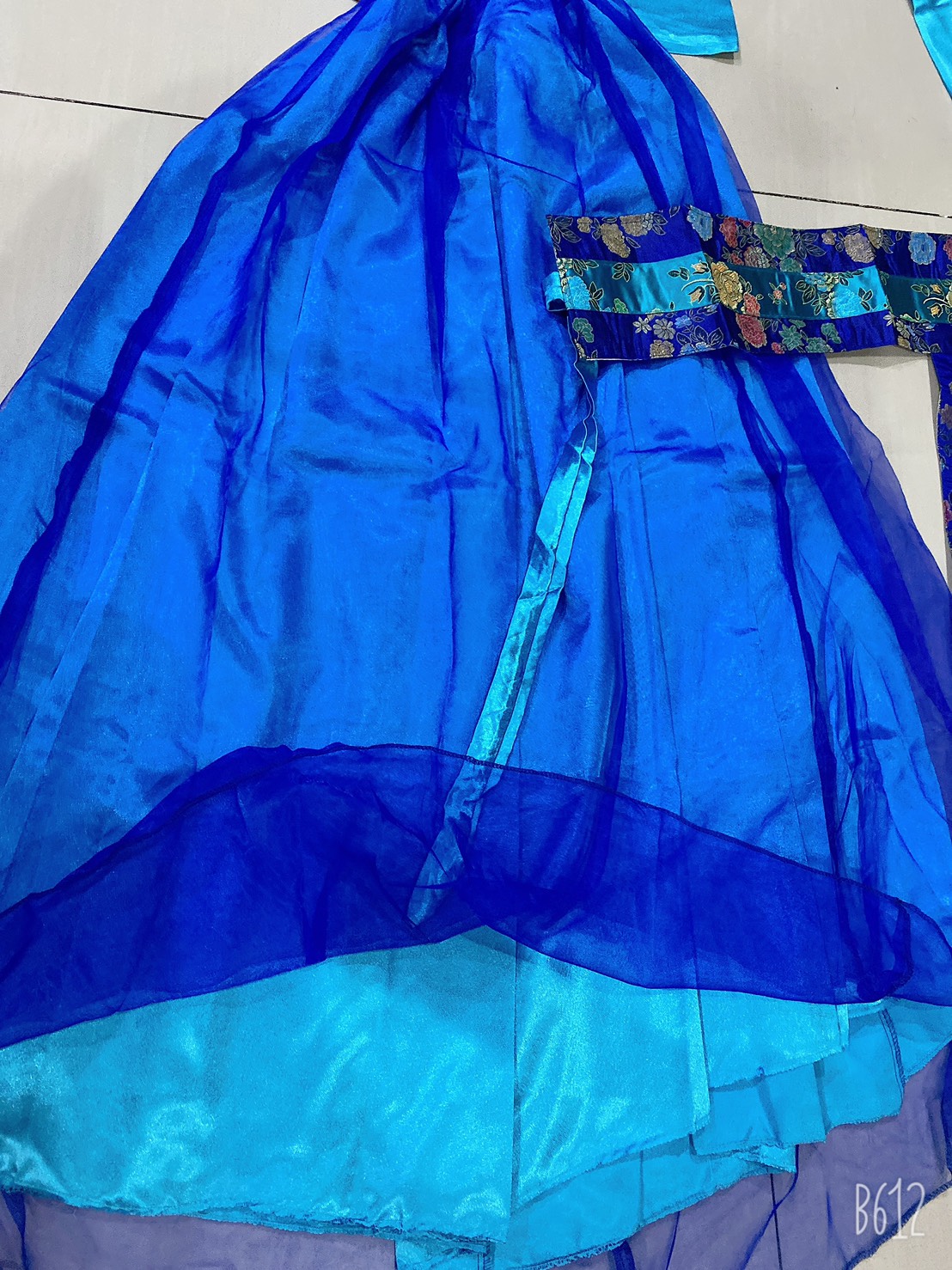 ชุดฮั่น สีฟ้า รหัส BD 118 สินค้าพร้อมส่ง