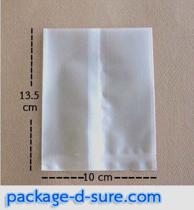 โปรโมชั่น//ถุงซีลกลาง ขอบเรียบ 10x13.5 เนื้อกึ่งขุ่น แพ็ค 100 ใบ