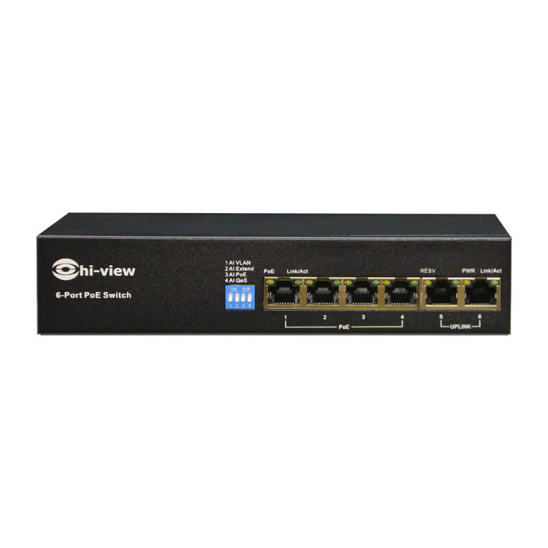 HR-SW6 2P4 AI AI Poe Switch 6 Port