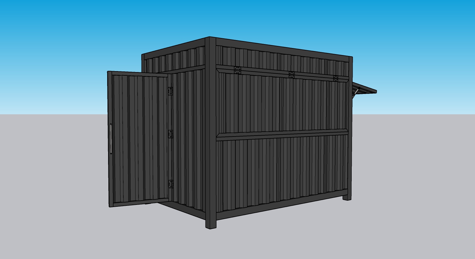 ร้านค้าสำเร็จรูป UC-06 ประกอบใหม่ ขนาด 2*3 เมตร สั่งสีได้ตามต้องการ ไม่รวมค่าจัดส่ง *** ค่าจัดส่งโดยรถเฮี๊ยบ 18000-21000บาท