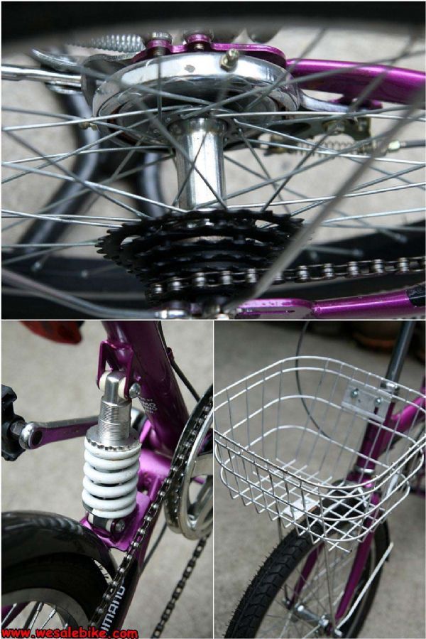 จักรยานพับ ARUN ล้อ20นิ้ว 6เกียร์ มีโช๊คหลัง