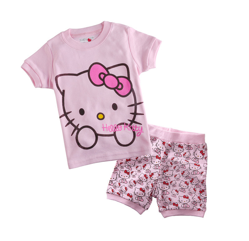 ชุดนอนเด็กเล็ก แขนสั้น ขาสั้น Size 2T,5T
