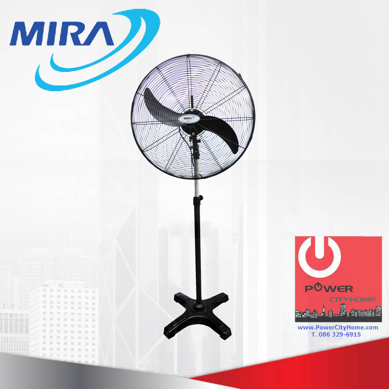 พัดลมตั้งพื้นอุตสาหกรรม Mira 24" รุ่น MC-245S