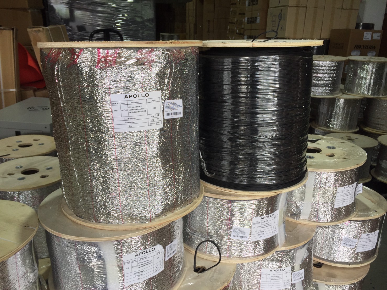 สายไฟเบอร์ออพติค 1 คอร์ Apollo Fiber Optic F1C 1Core 500M