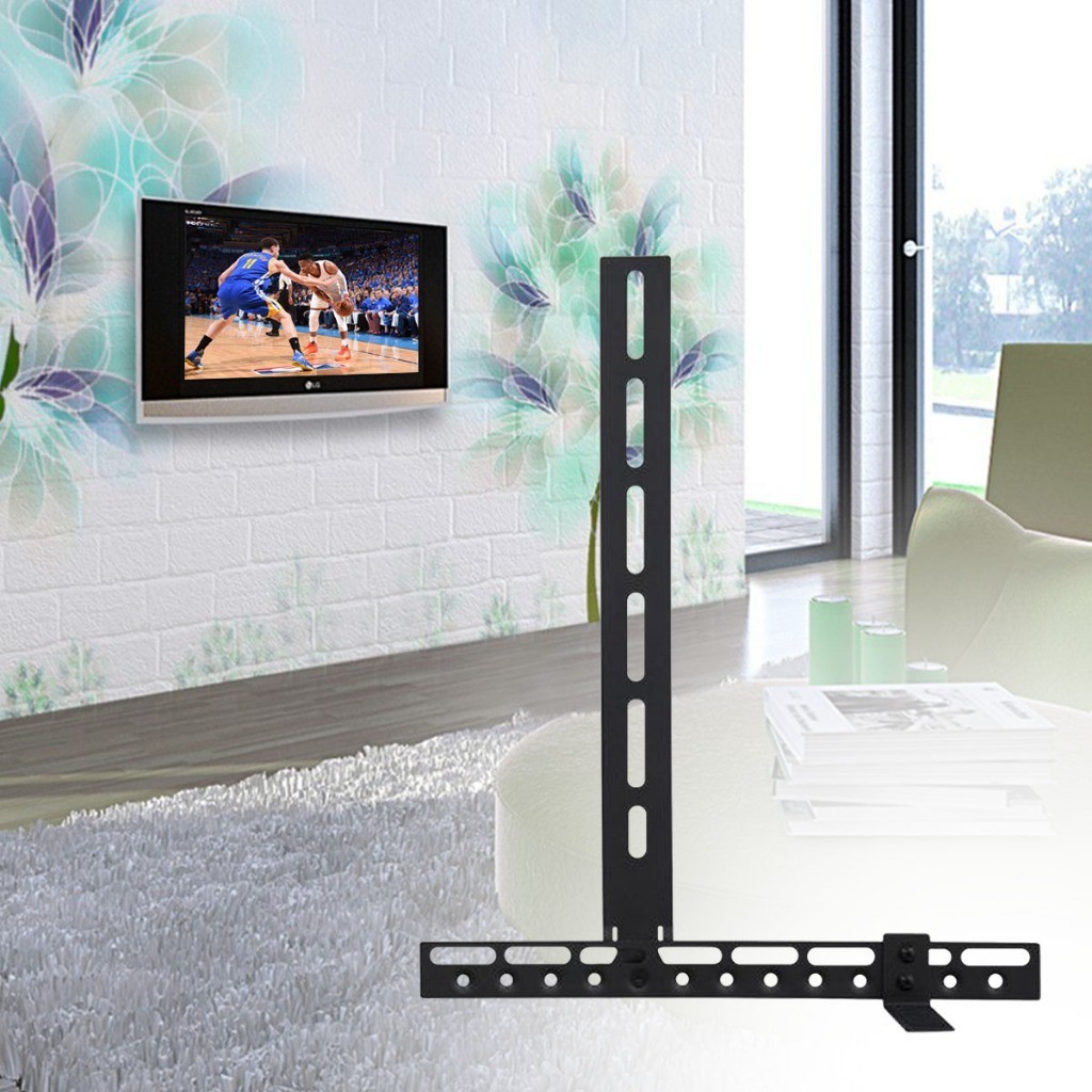 ปรับ Sound Bar Playbar ลำโพงทีวีวงเล็บ VESA Mount Holder ความจุ 22Lbs ขาแขวนลำโพงซาวด์บาร์ รุ่น Above or Under TVs