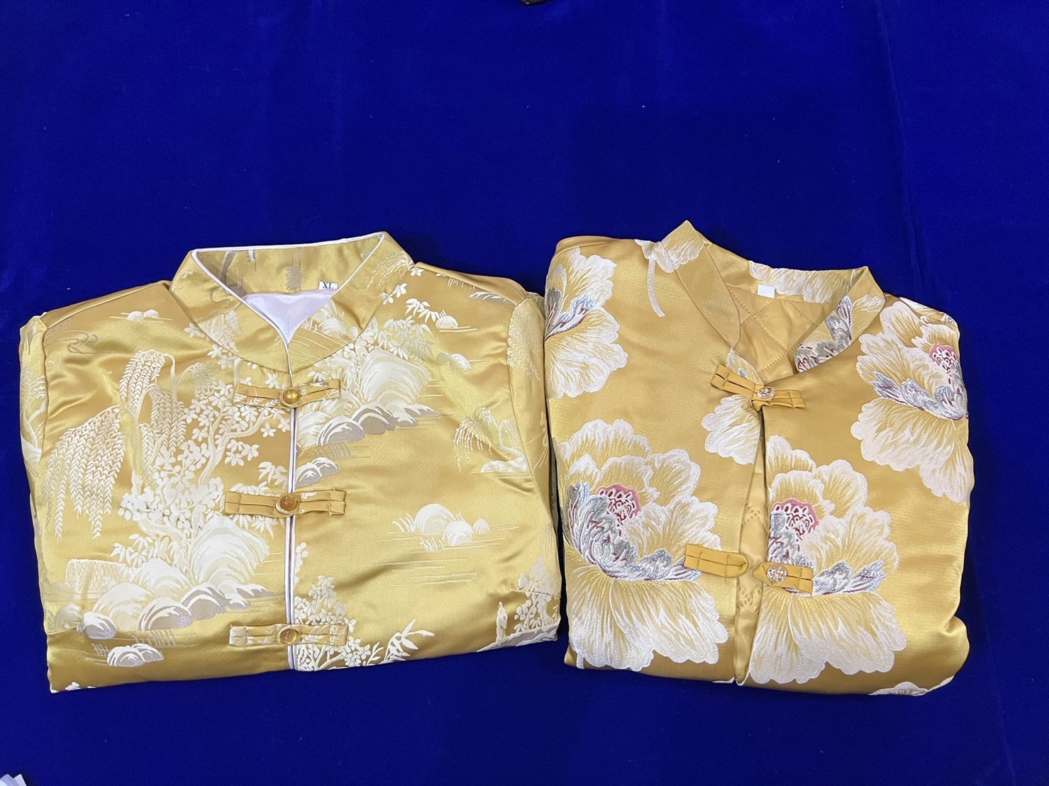 เสื้อสูทผ้าฝ้ายสีเหลือง รหัส FC 109 สินค้าพร้อมส่ง