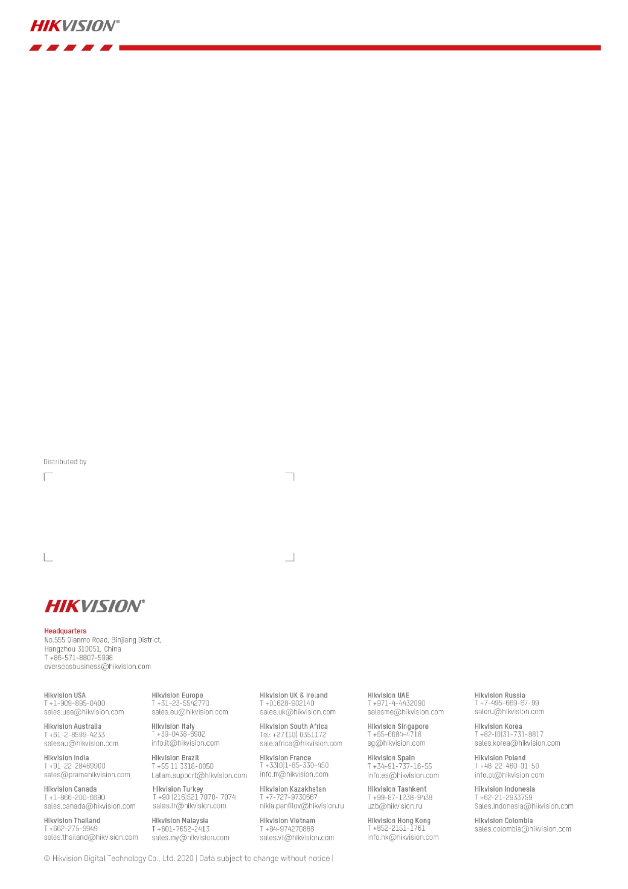 Face Recognition Door Station, 4.3 inch LCD touch screen Hikvision DS-KD9203-FE6 ** รับประกันสินค้า 2 ปี