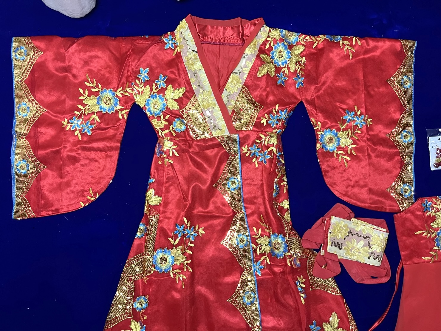 #ชุดเจ้าหญิงฮั่นฝูสีแดง . รหัส FHN198 สินค้าพร้อมส่ง