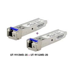 INTERLINK SFP 1.25G BI-DI TRANSCEIVER MODULE (SINGLE FIBER APPLICATION) Model UT-9114WD-20